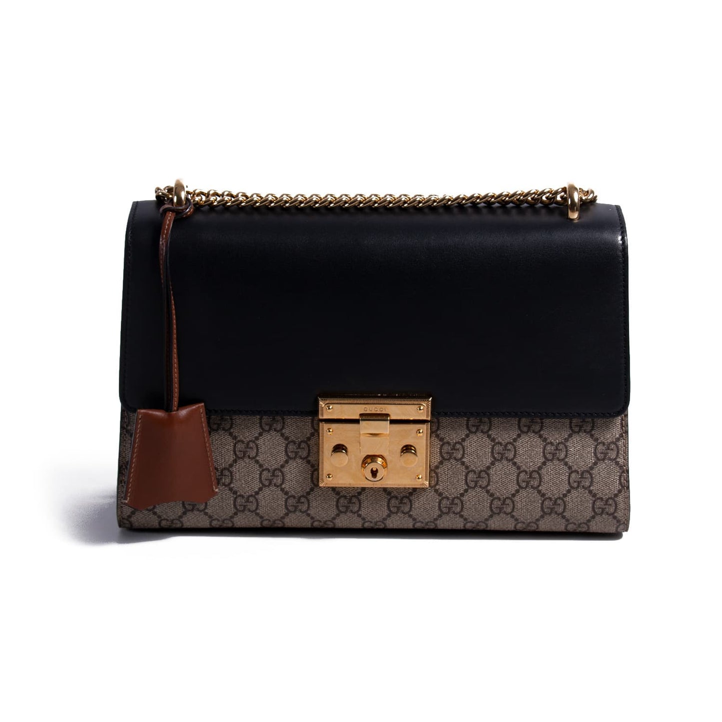 Gucci GG Supreme Leather Chain Shoulder Bag Style 3