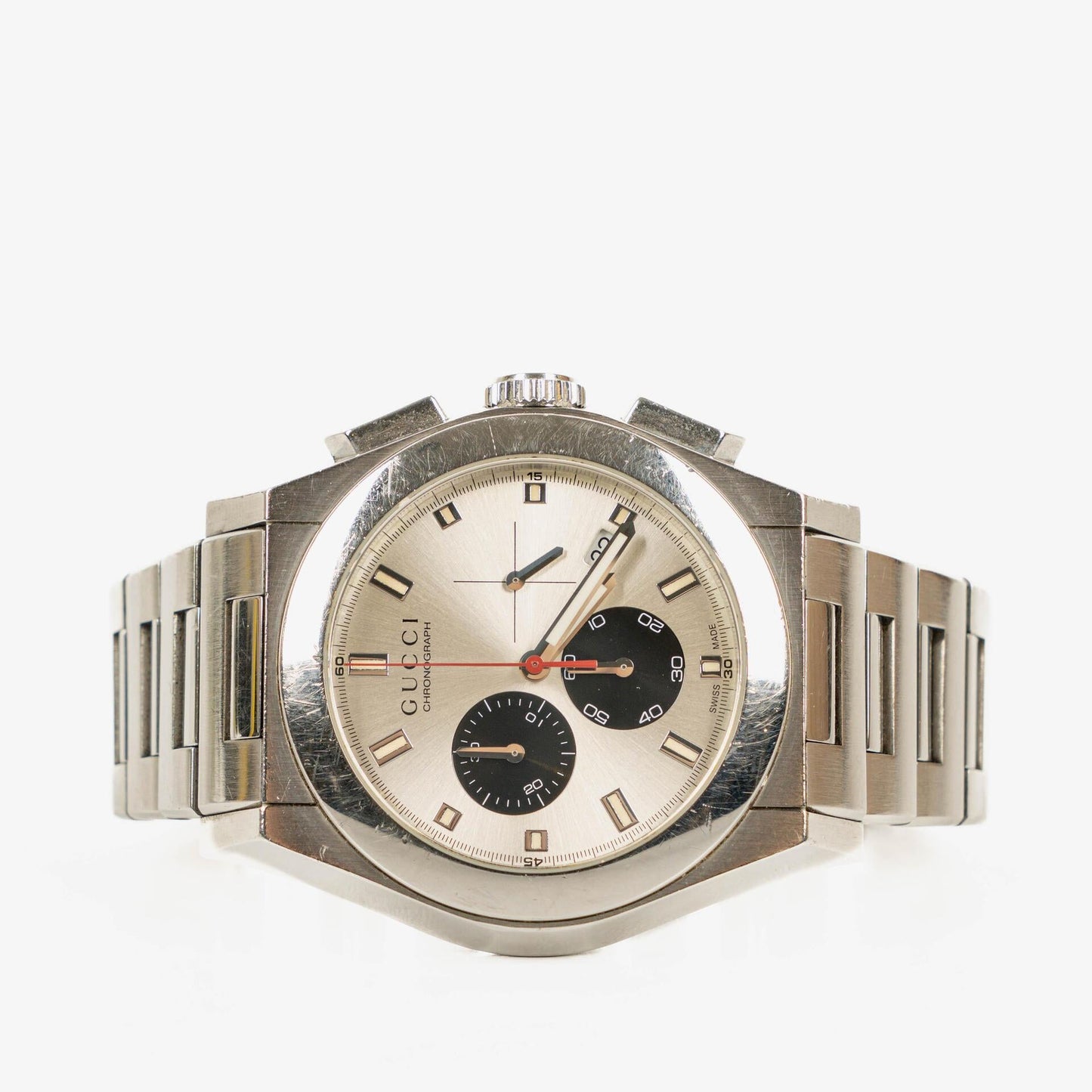 Gucci Pantheon Chronograph Stainless Stell