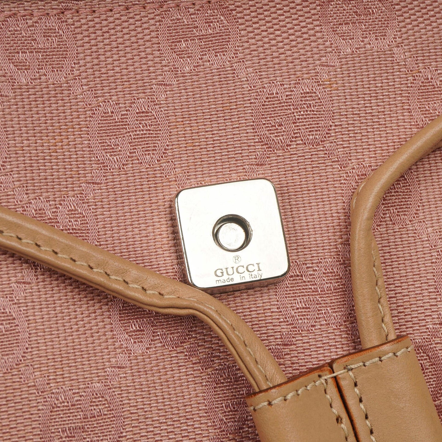 Gucci Pink GG Canvas Monogram Backpack