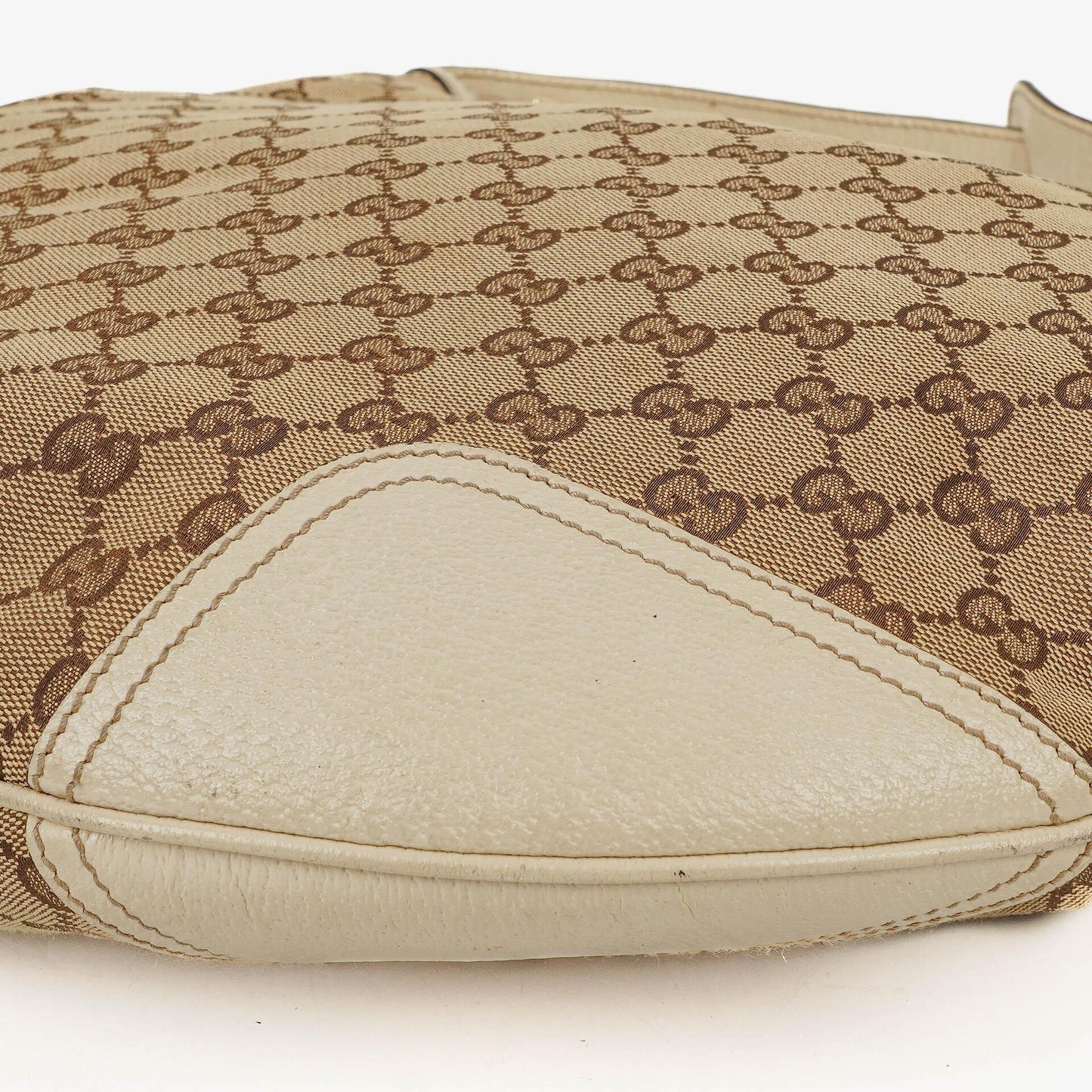 Gucci Princy Beige/Ebony GG Fabric Hobo Bag
