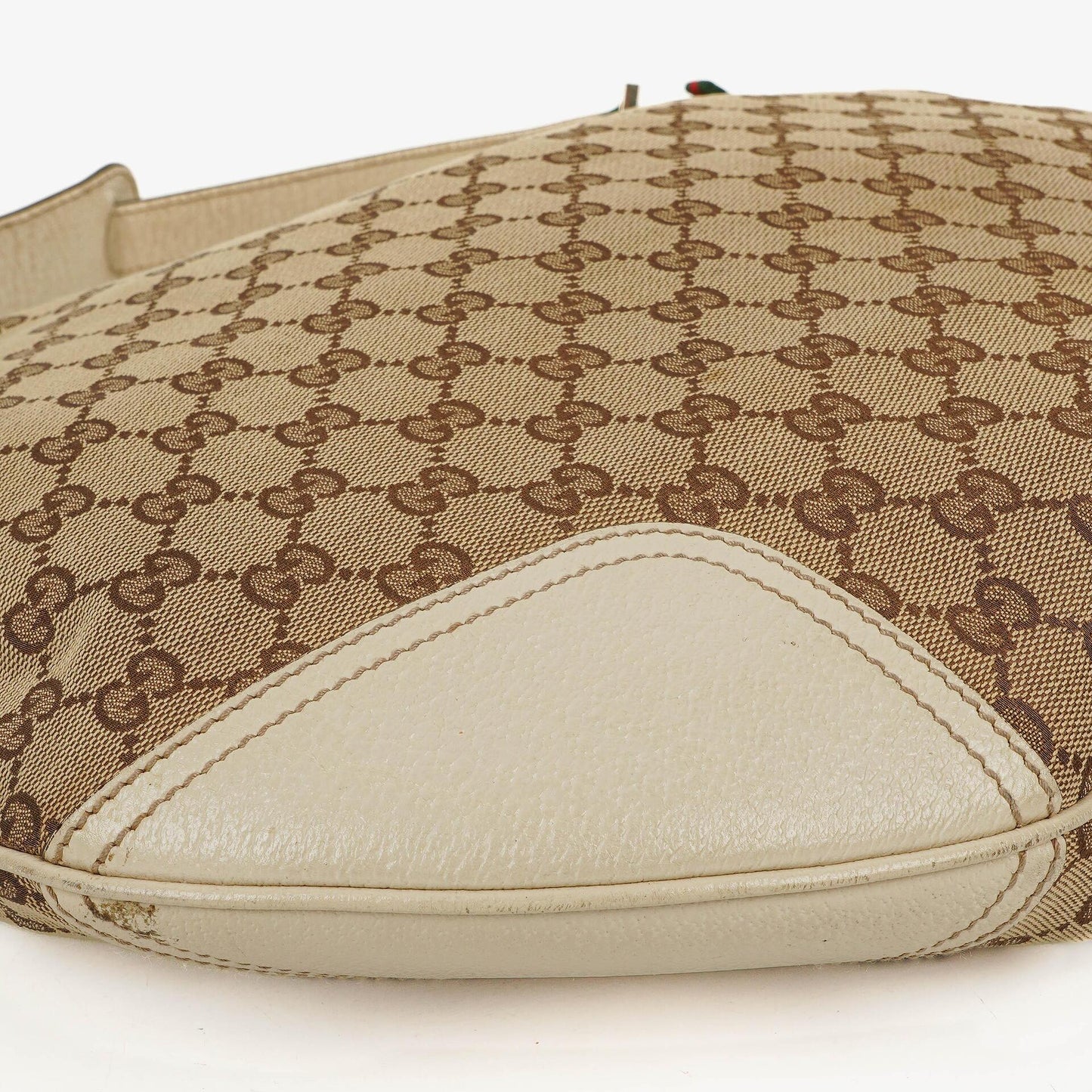 Gucci Princy Beige/Ebony GG Fabric Hobo Bag
