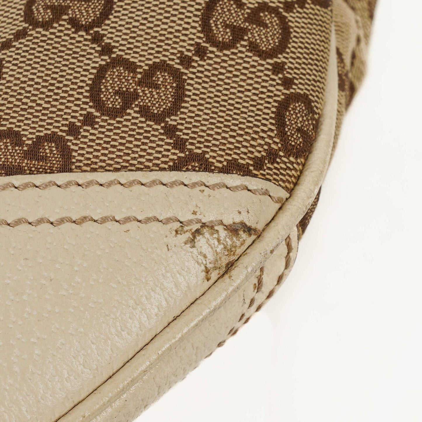 Gucci Princy Beige/Ebony GG Fabric Hobo Bag