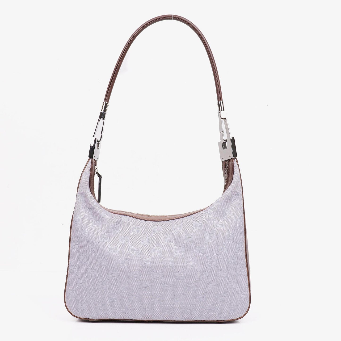 Gucci Purple GG Canvas Shoulder Hobo Bag