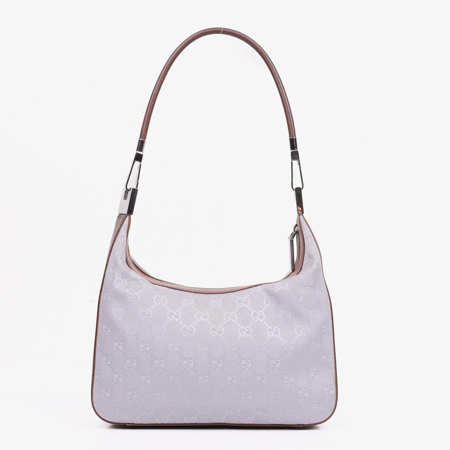 Gucci Purple GG Canvas Shoulder Hobo Bag