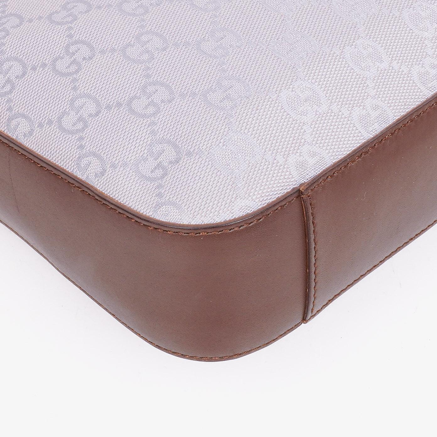 Gucci Purple GG Canvas Shoulder Hobo Bag