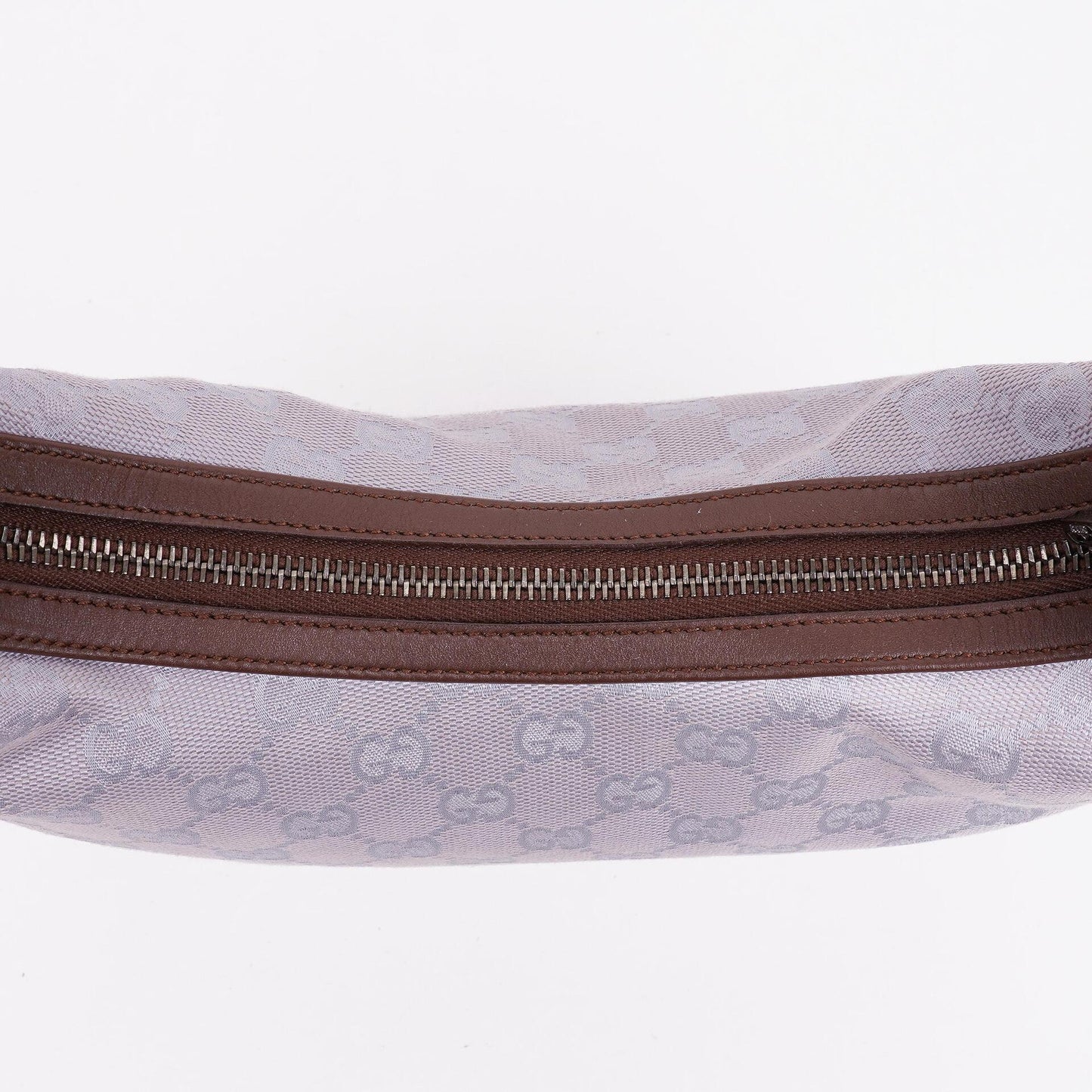 Gucci Purple GG Canvas Shoulder Hobo Bag