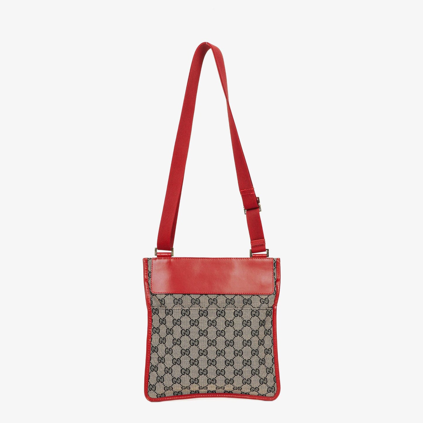Gucci Red GG Canvas Shoulder Bag