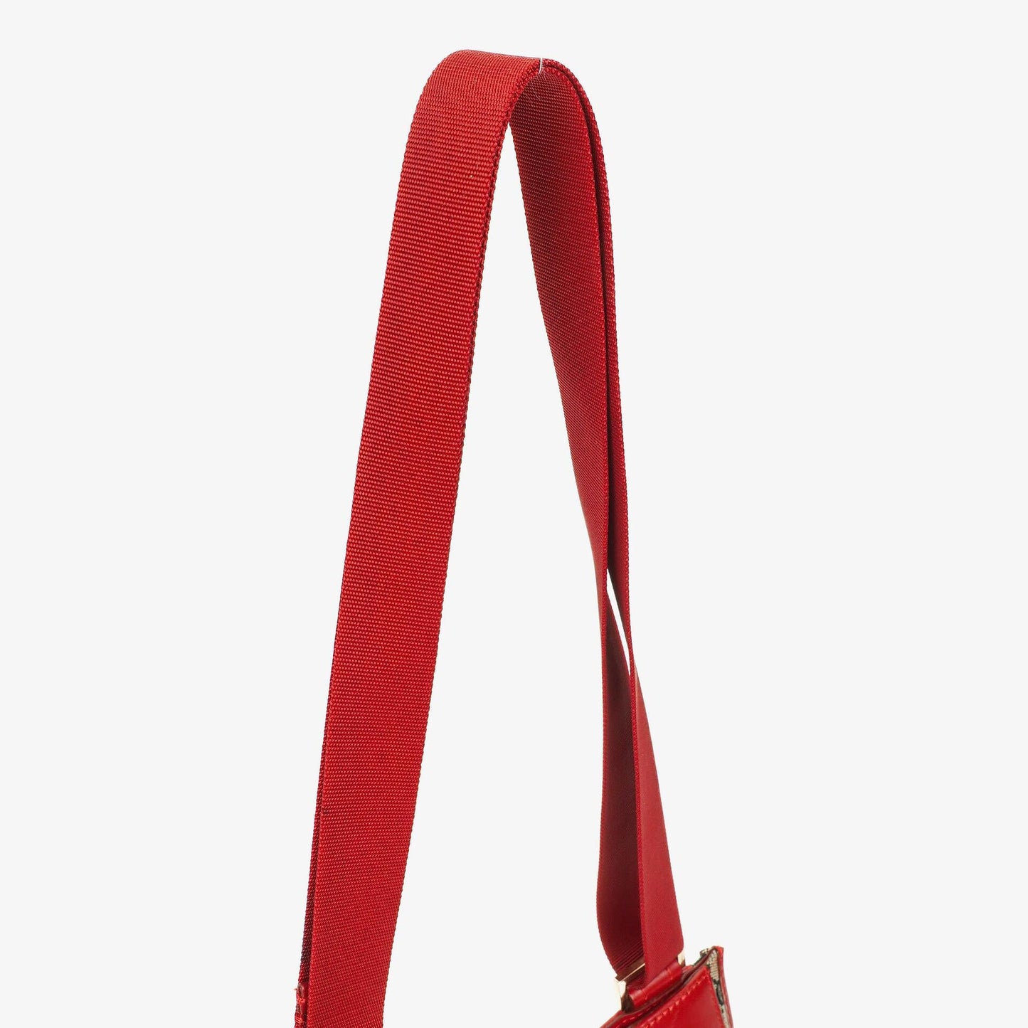 Gucci Red GG Canvas Shoulder Bag
