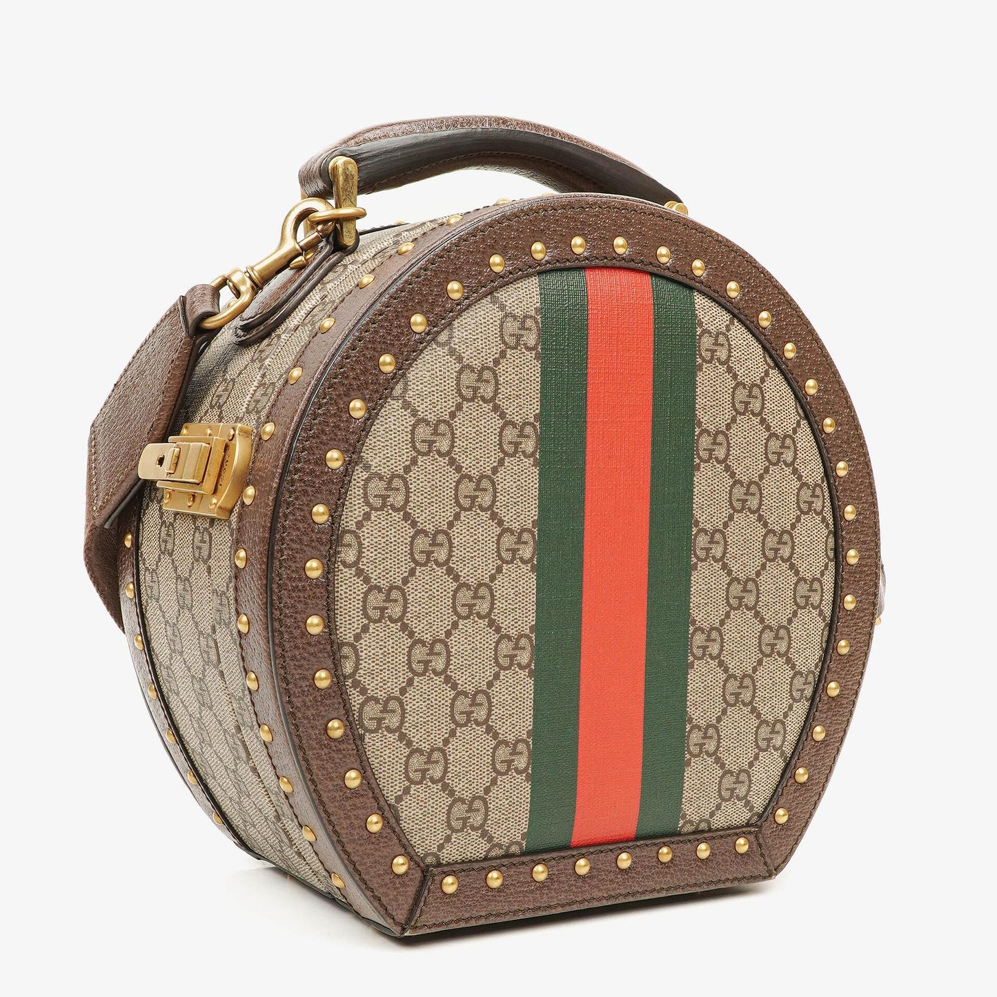 Gucci Savoy Extra Small Web GG Supreme Canvas Hat Case