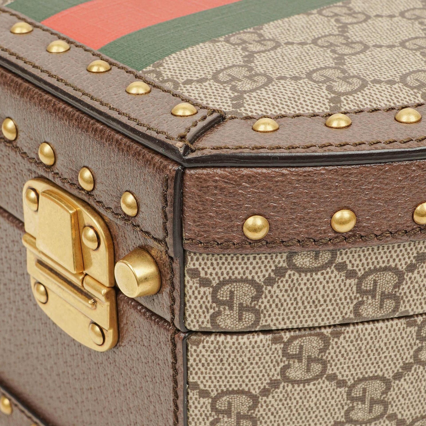 Gucci Savoy Extra Small Web GG Supreme Canvas Hat Case