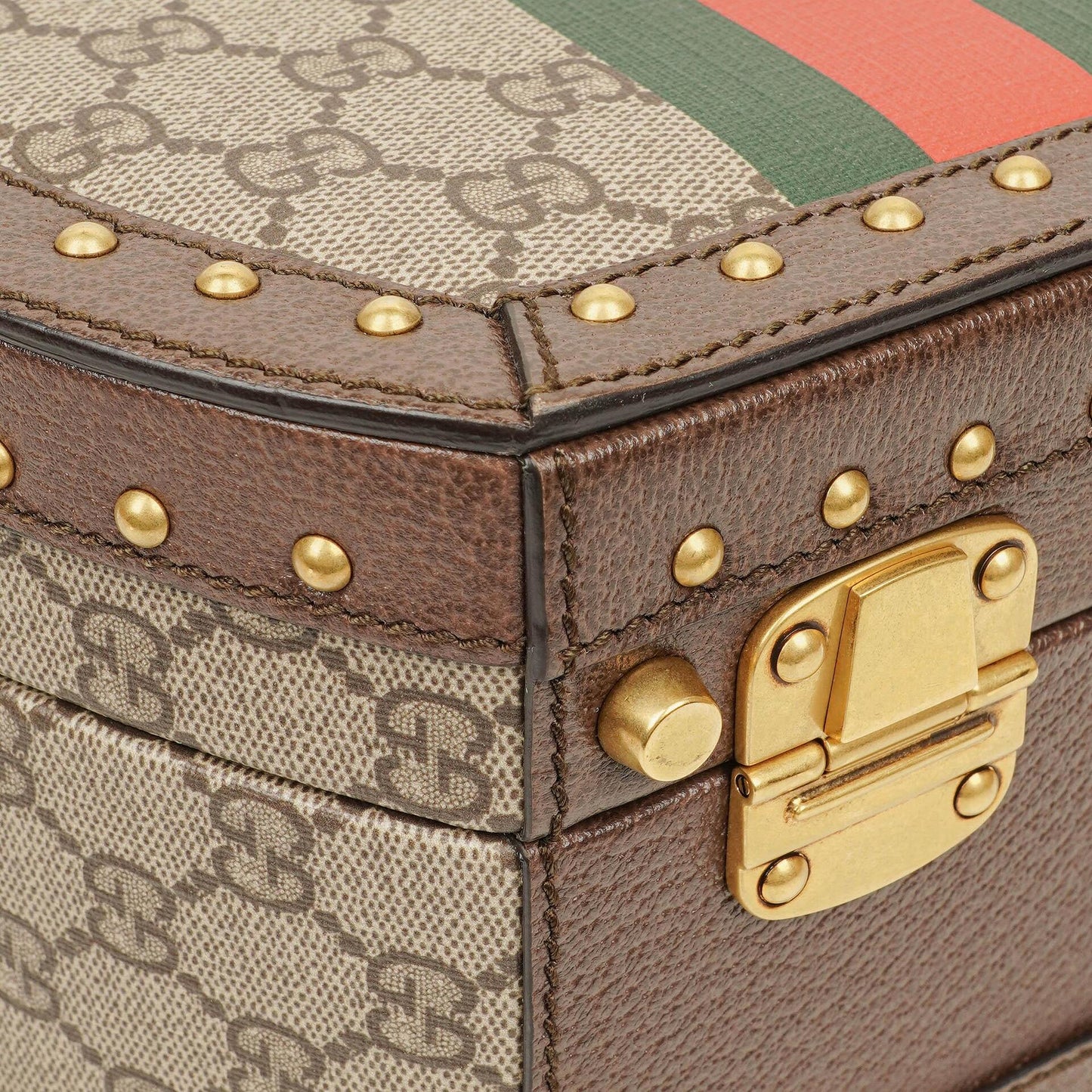 Gucci Savoy Extra Small Web GG Supreme Canvas Hat Case