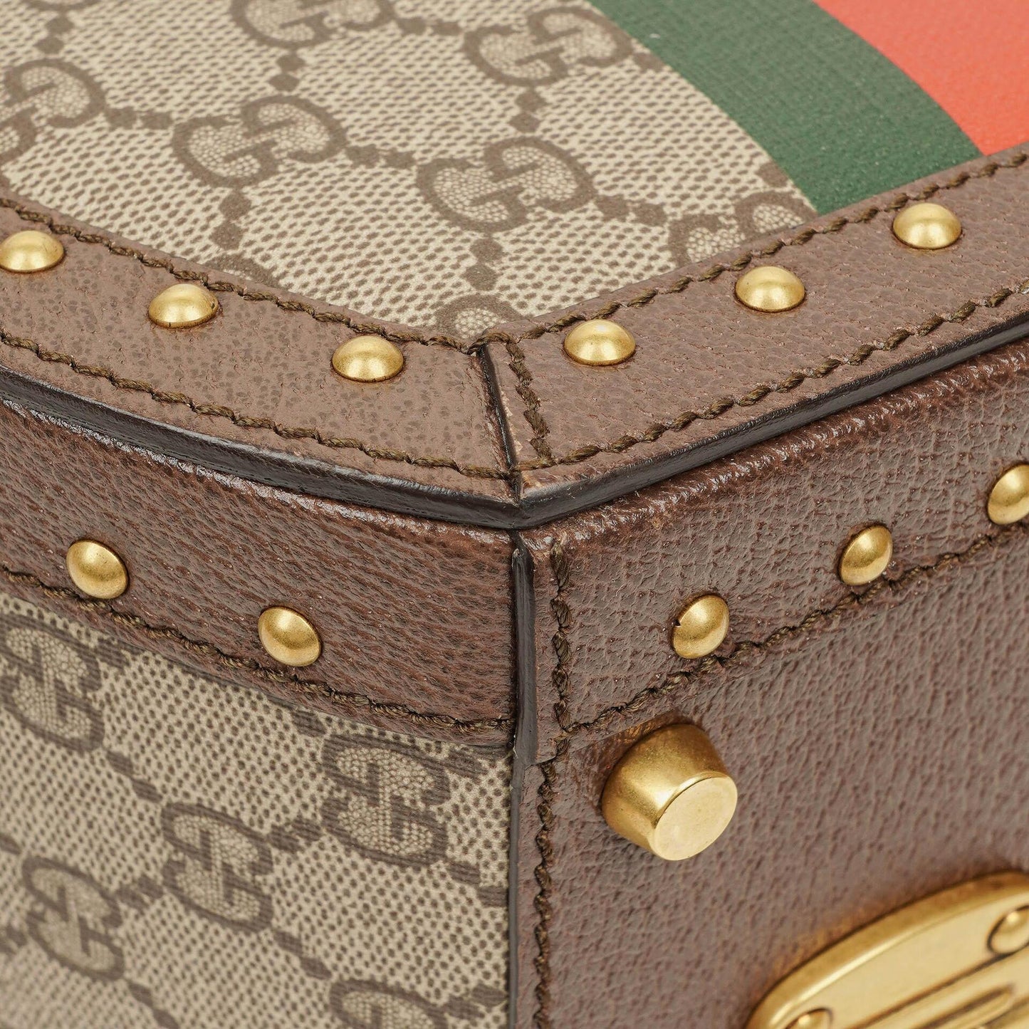 Gucci Savoy Extra Small Web GG Supreme Canvas Hat Case