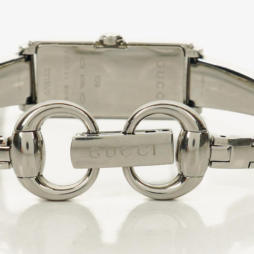 Gucci Silver Stainless Steel 109 Women's Wristwatch