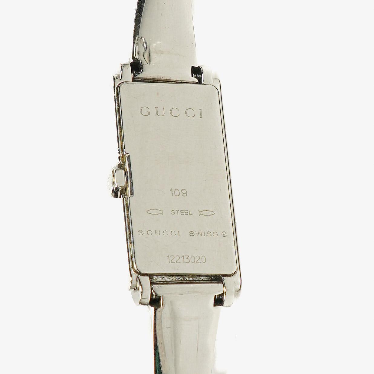 Gucci Silver Stainless Steel 109 Women's Wristwatch