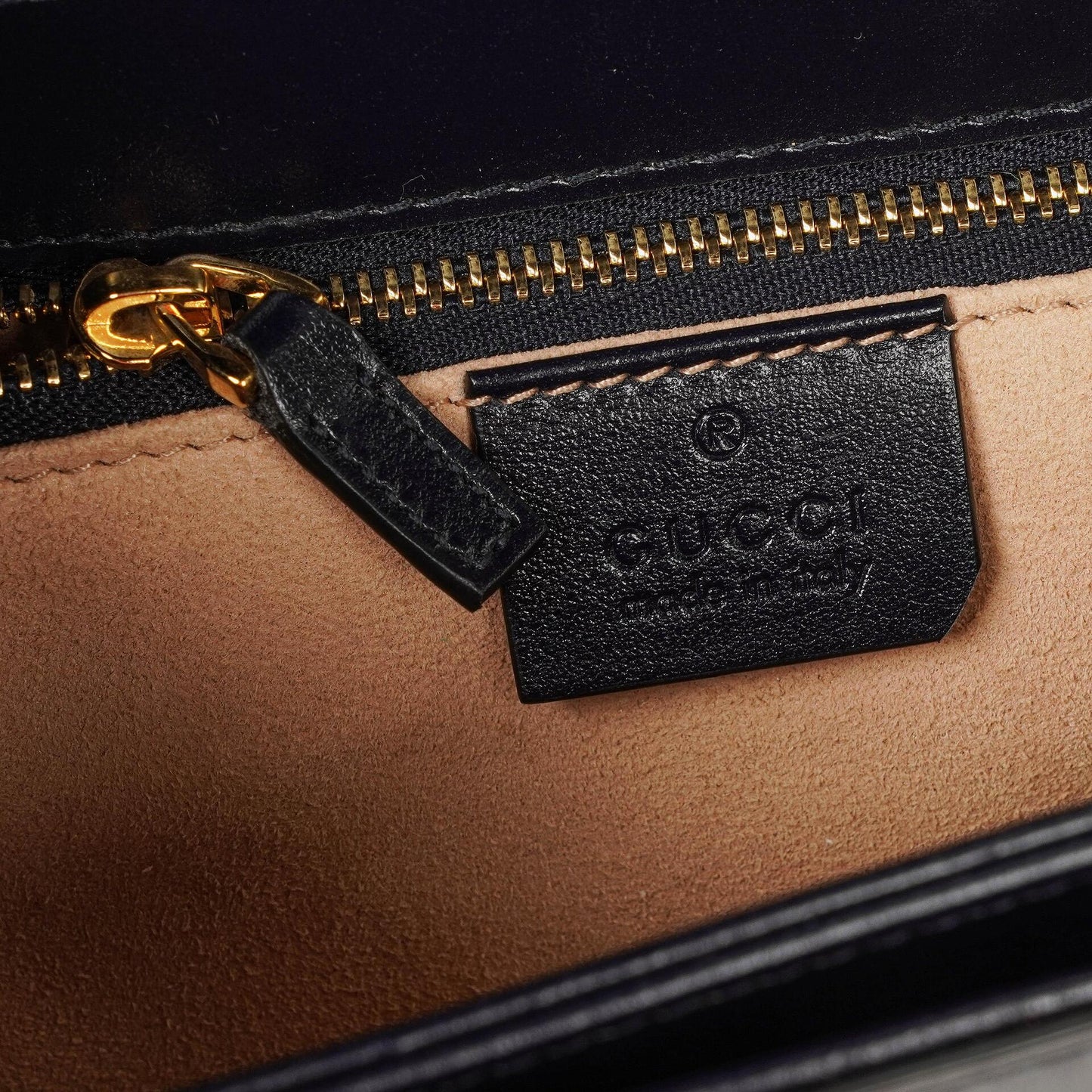 Gucci Small Horsebit 1955 Dark Navy Leather Shoulder Bag
