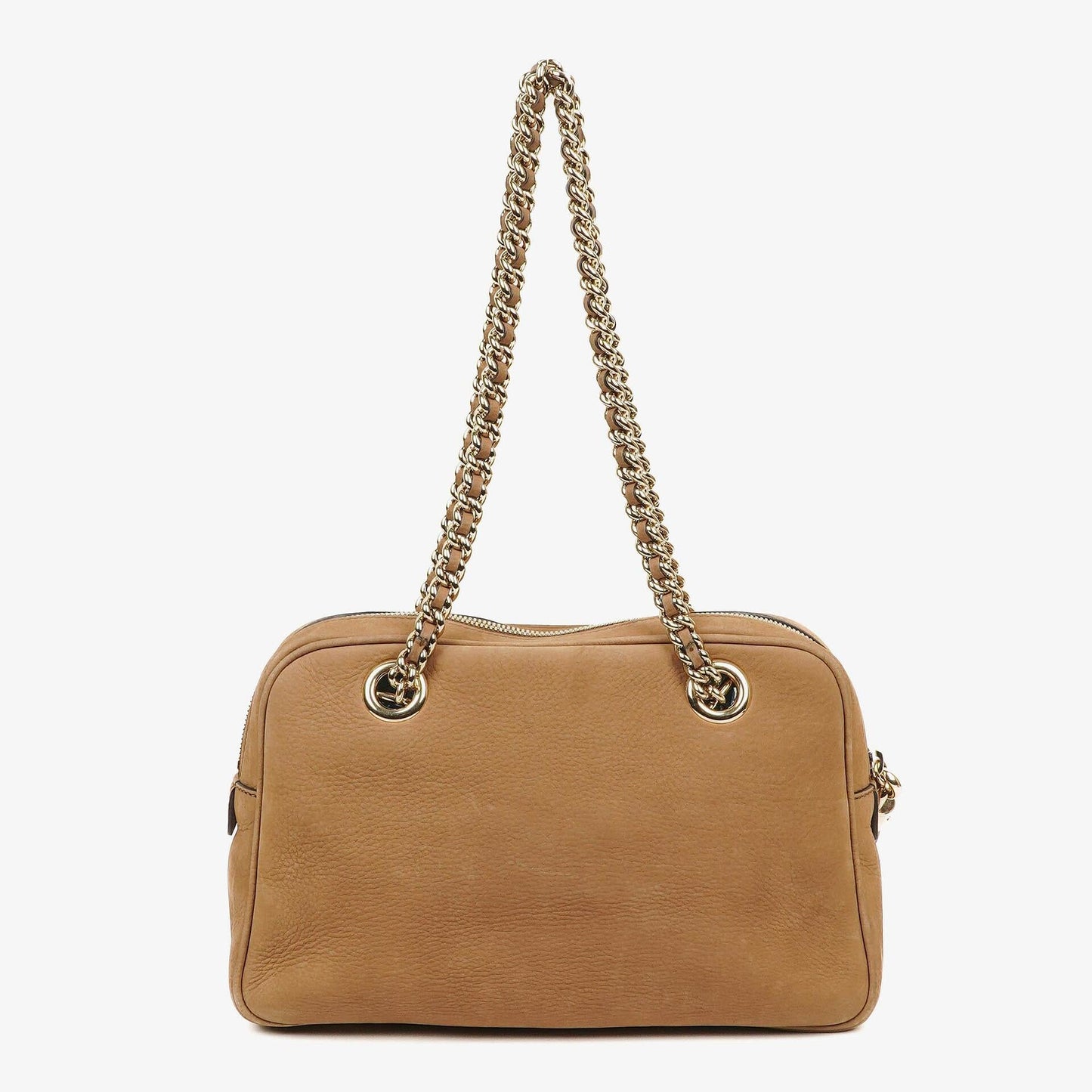 Gucci Small Soho Bowler Brown Nubuck Bag