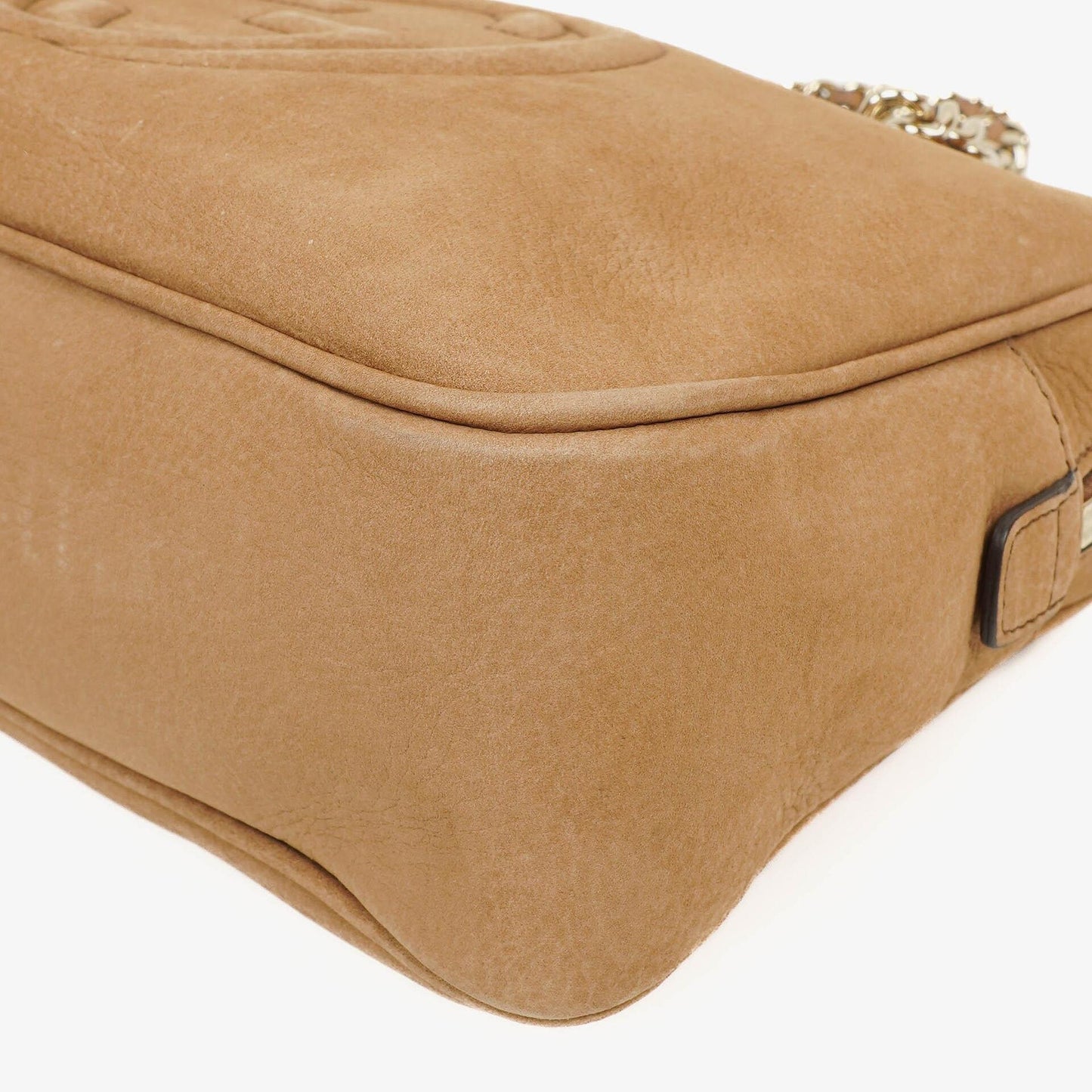Gucci Small Soho Bowler Brown Nubuck Bag