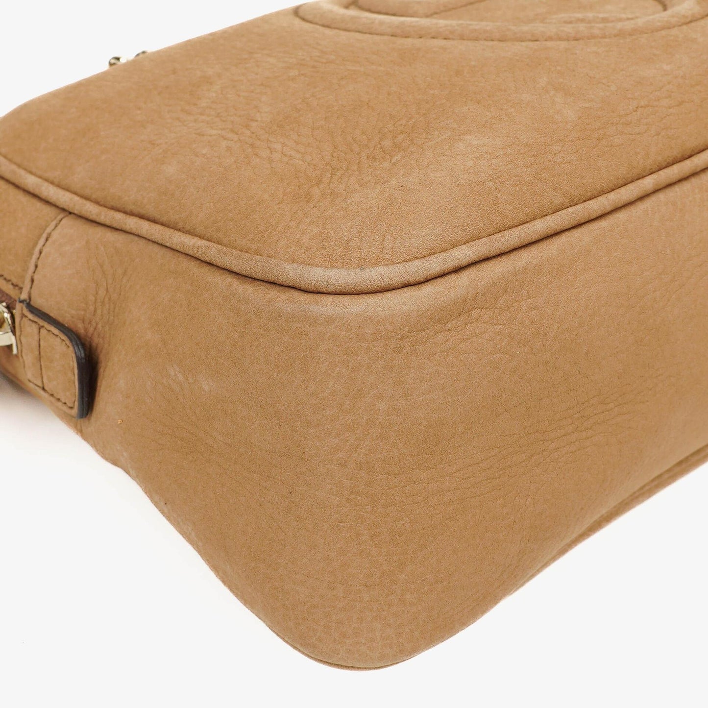 Gucci Small Soho Bowler Brown Nubuck Bag