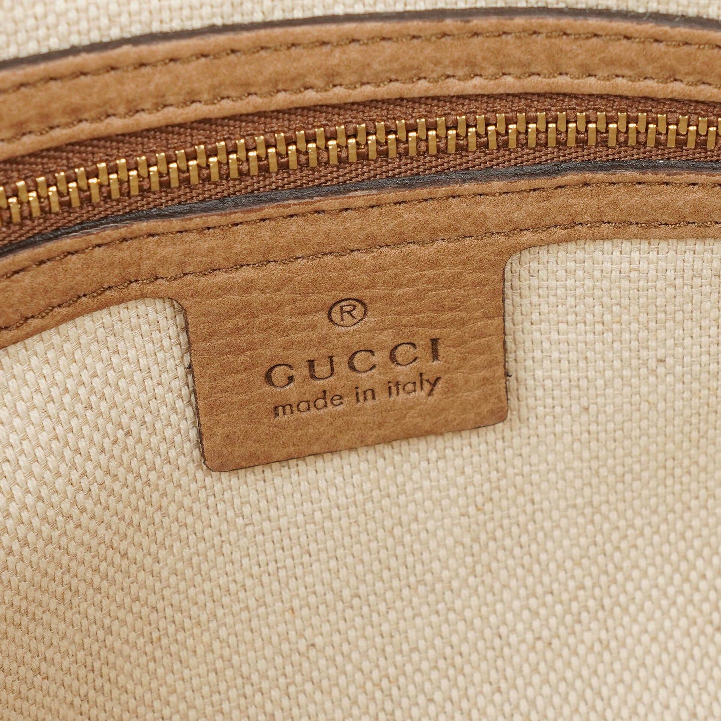 Gucci Small Soho Bowler Brown Nubuck Bag