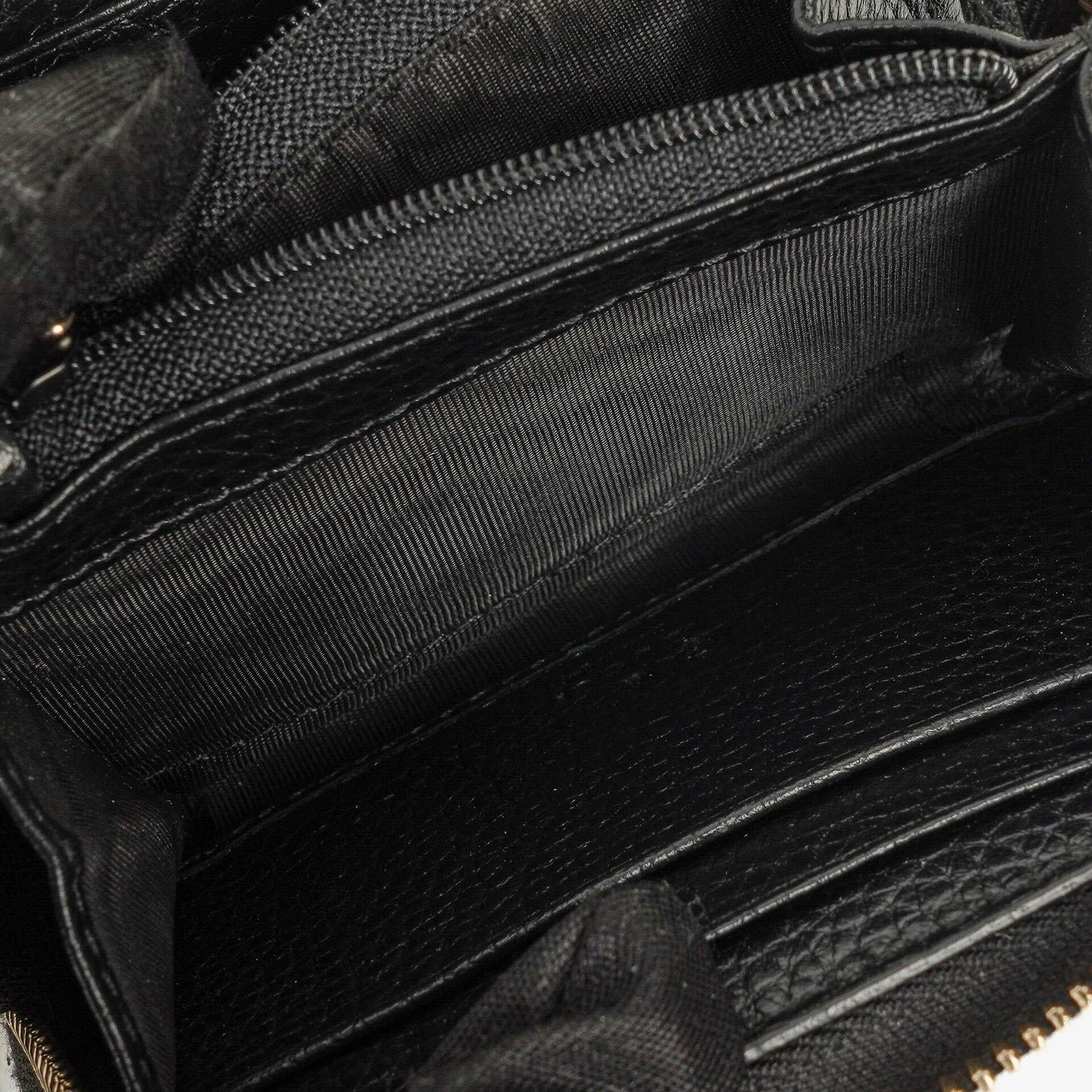 Gucci Soho Black Leather Coin Case