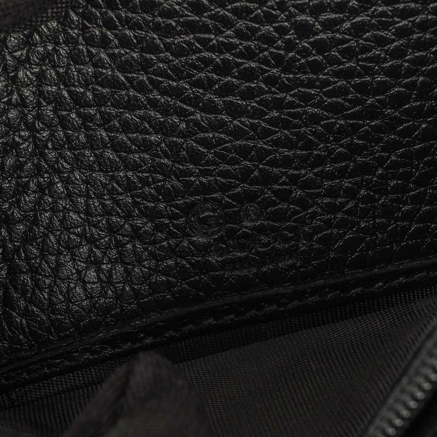 Gucci Soho Black Leather Coin Case
