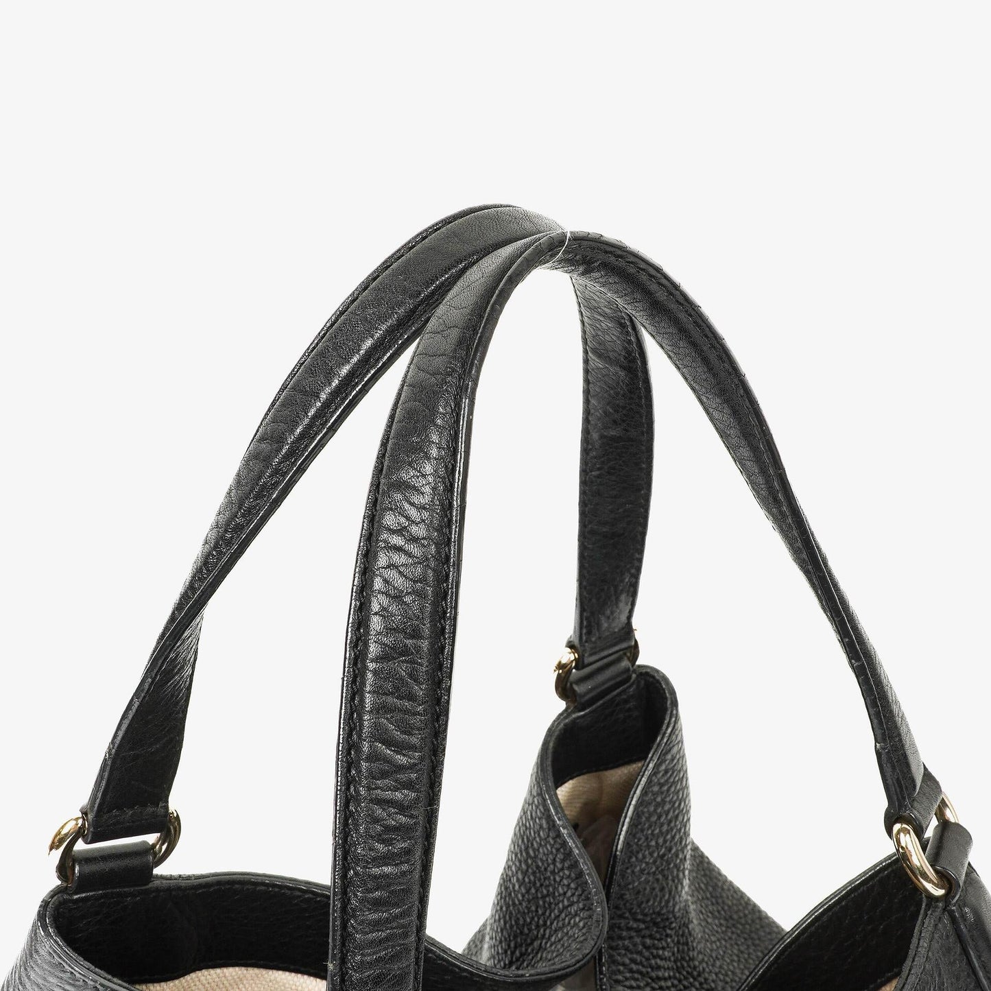 Gucci Soho Black Pebbled Calfskin Tote Bag