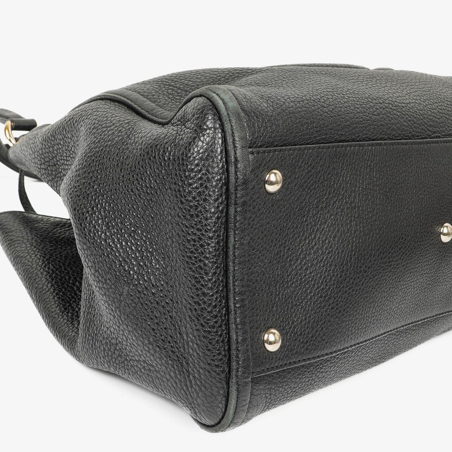 Gucci Soho Black Pebbled Calfskin Tote Bag
