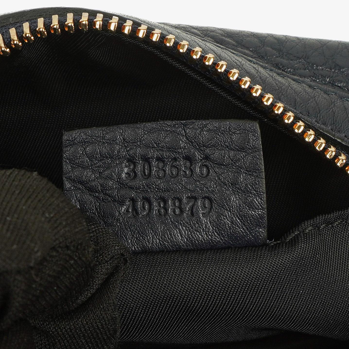 Gucci Navy Soho Cosmetic Bag