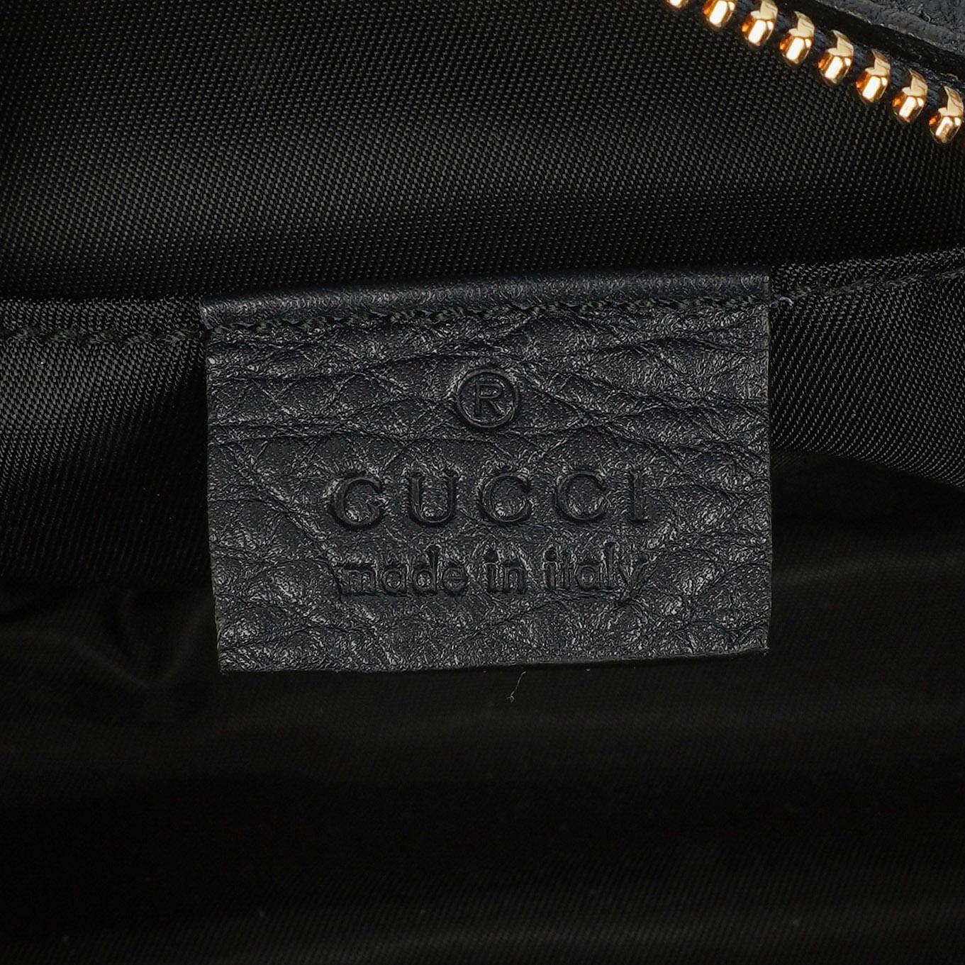 Gucci Navy Soho Cosmetic Bag