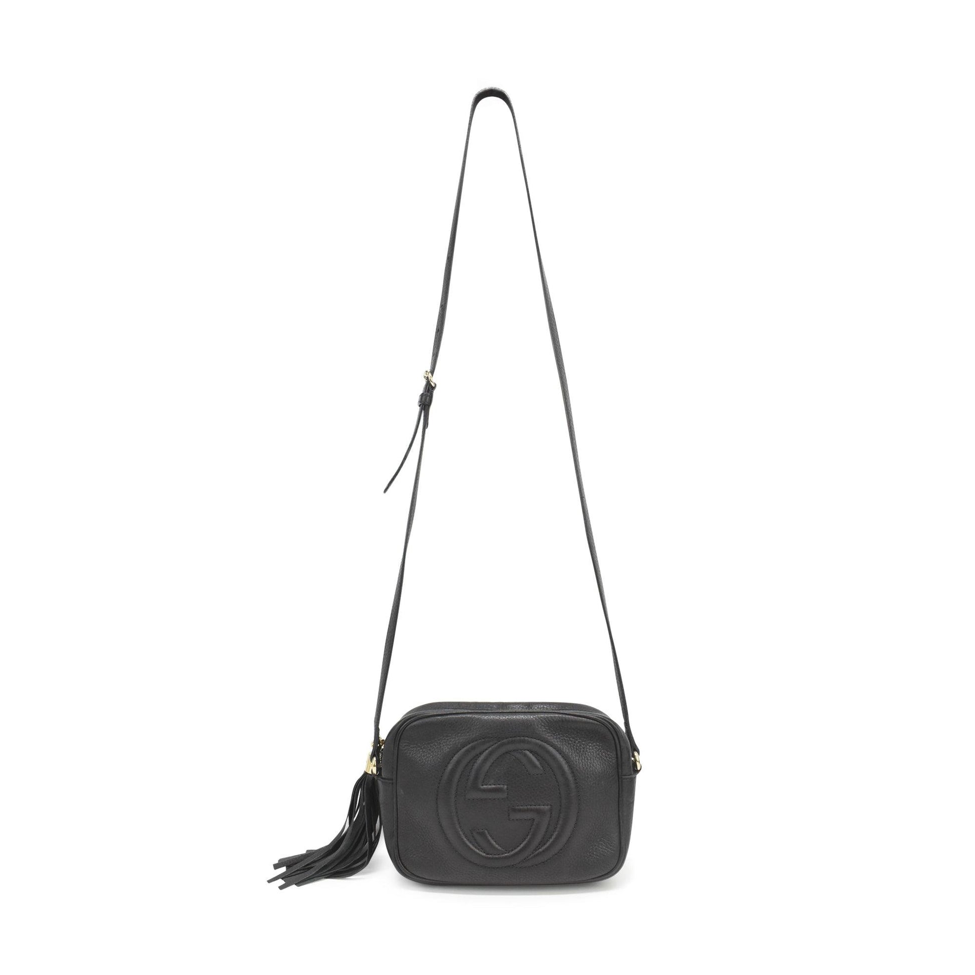 Gucci Lou Leather Canvas Crossbody