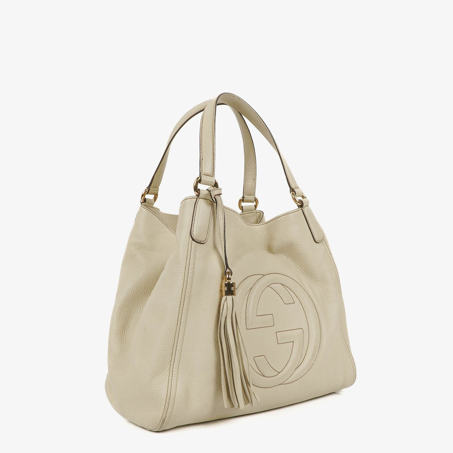 Gucci Soho Neutral Leather Tote Bag