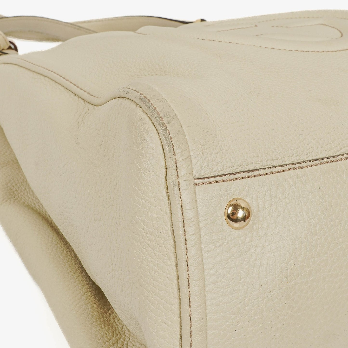 Gucci Soho Neutral Leather Tote Bag