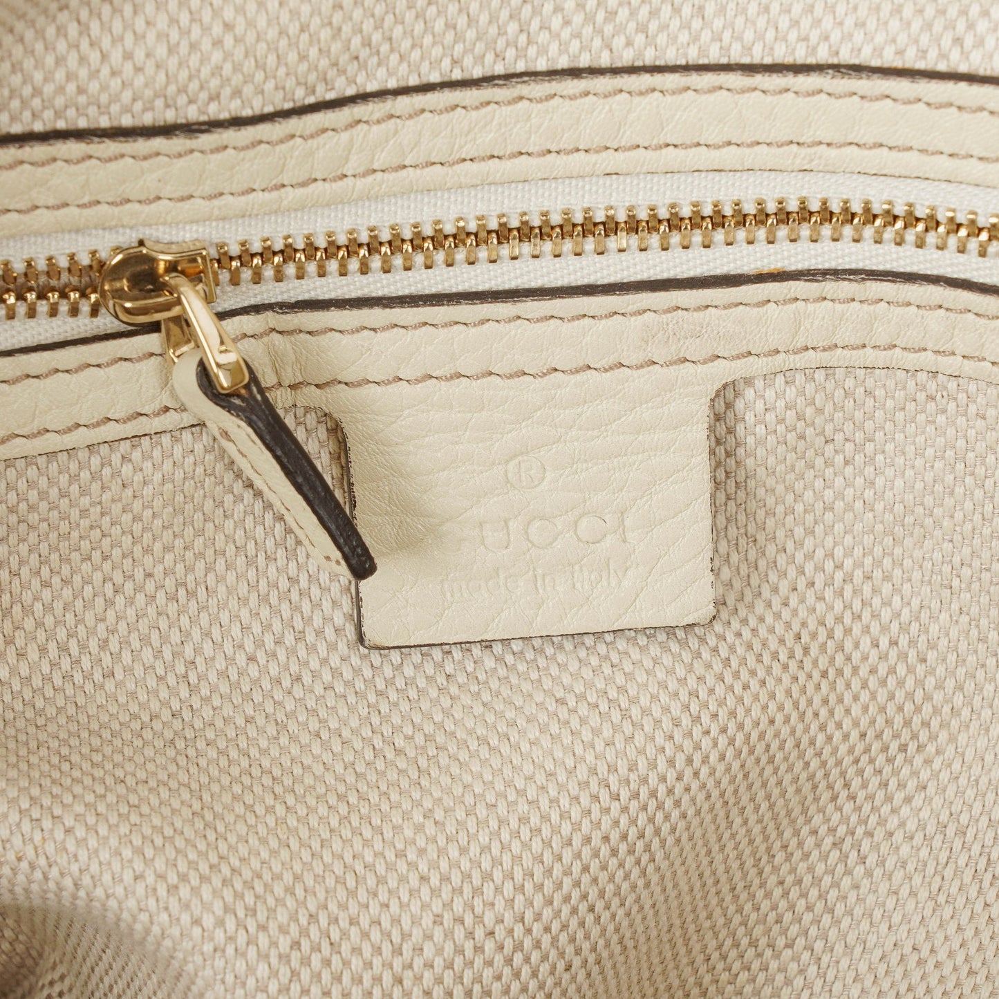 Gucci Soho Neutral Leather Tote Bag