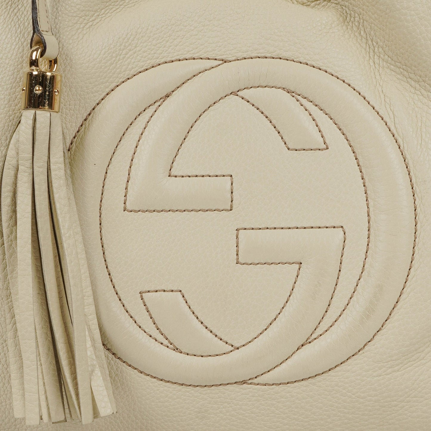 Gucci Soho Neutral Leather Tote Bag