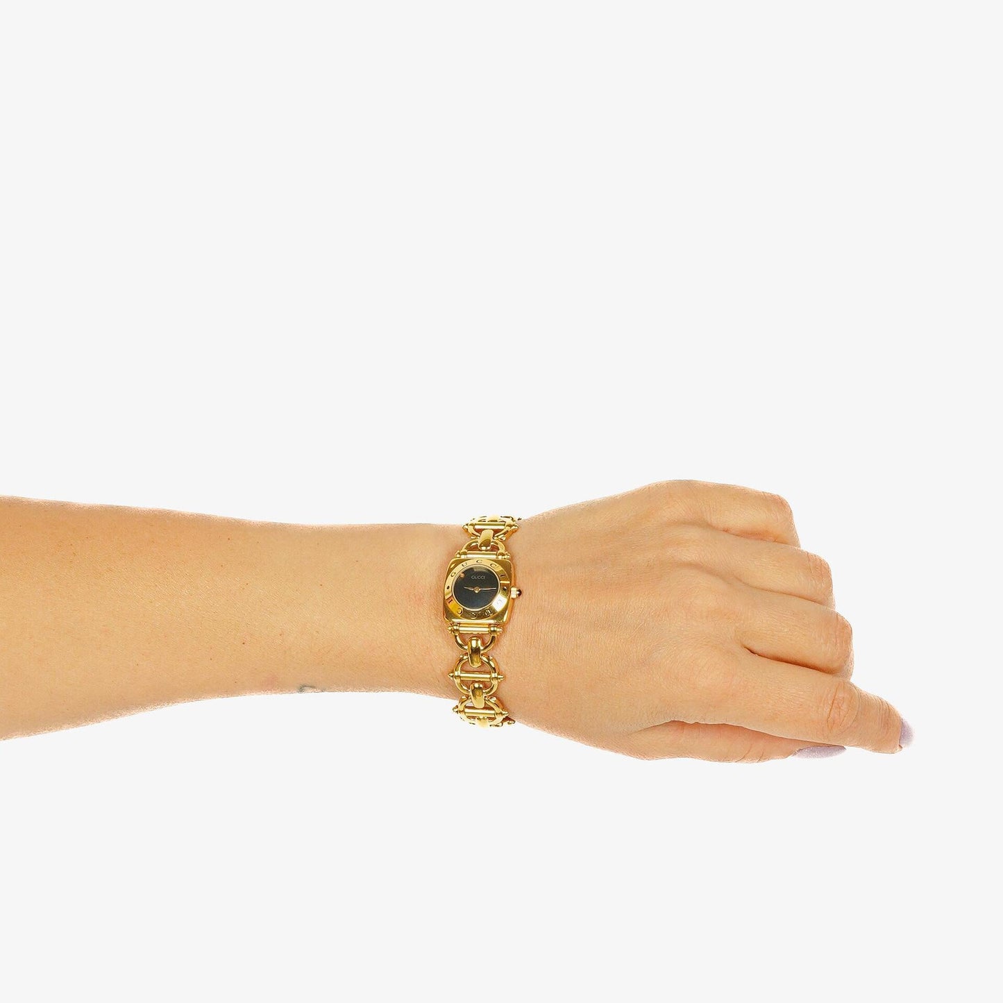 Gucci Horsebit Stainless Steel 22mm 6400L Quartz Watch