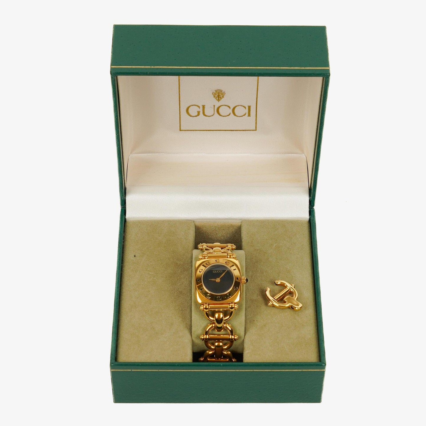 Gucci Horsebit Stainless Steel 22mm 6400L Quartz Watch