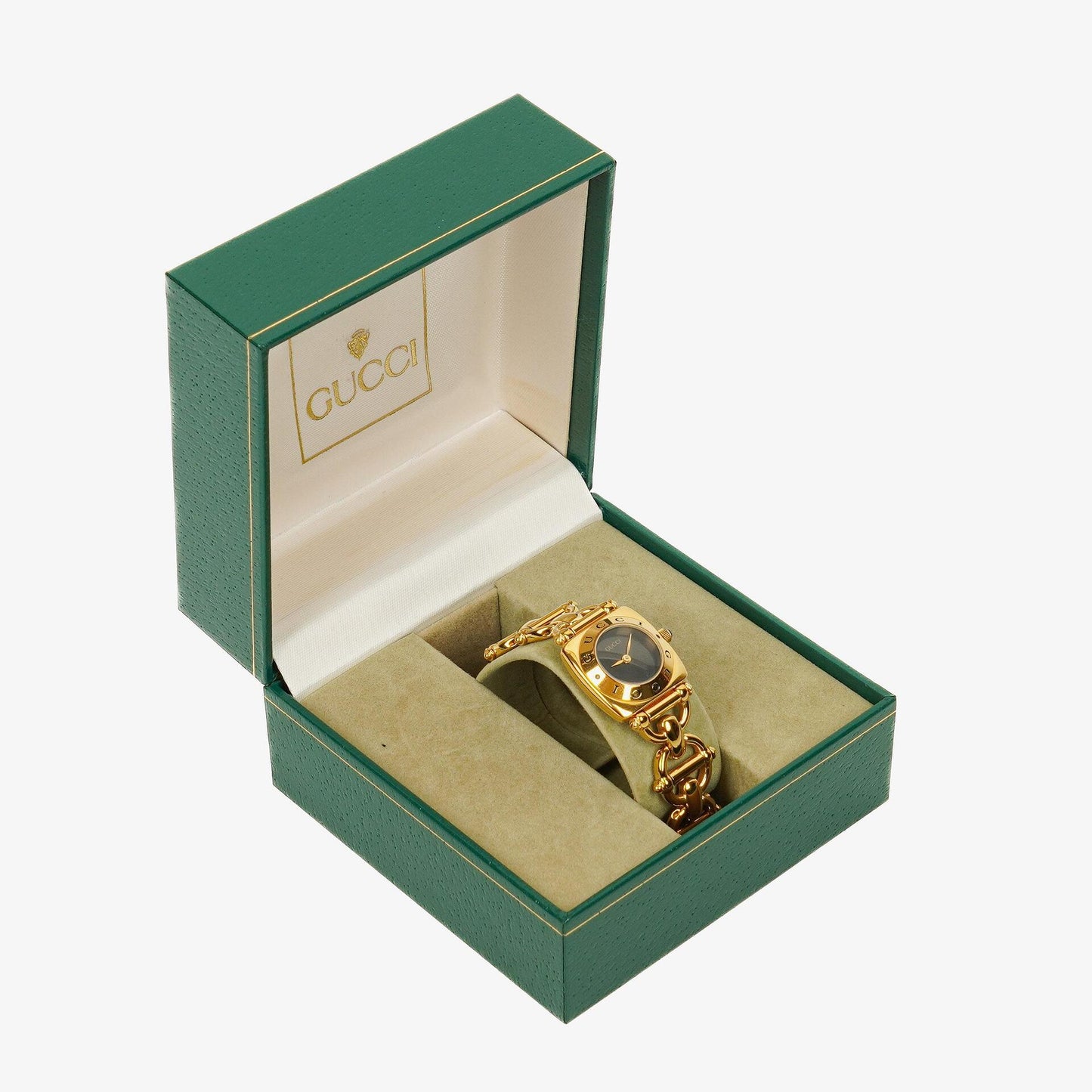 Gucci Horsebit Stainless Steel 22mm 6400L Quartz Watch