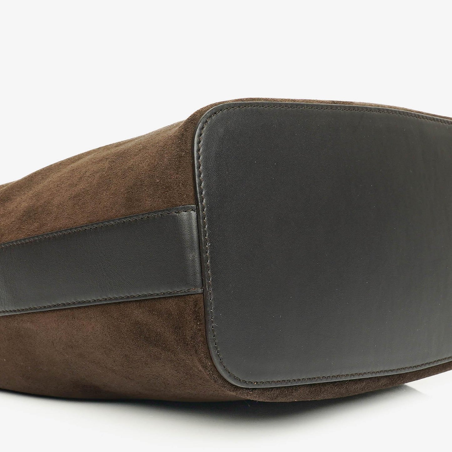 Gucci Suede and Leather Hobo Shoulder Bag