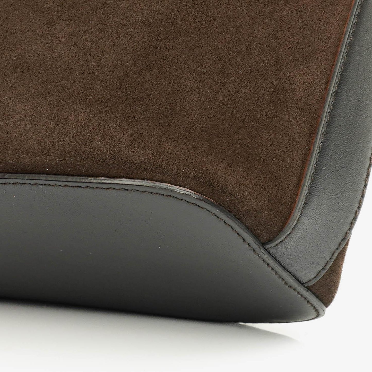 Gucci Suede and Leather Hobo Shoulder Bag