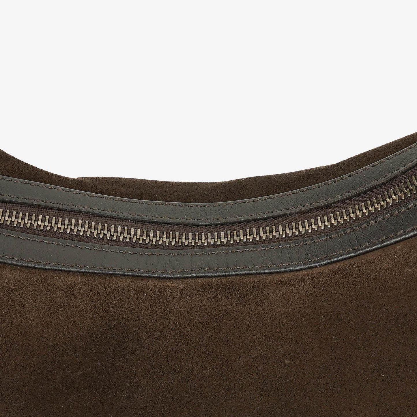 Gucci Suede and Leather Hobo Shoulder Bag