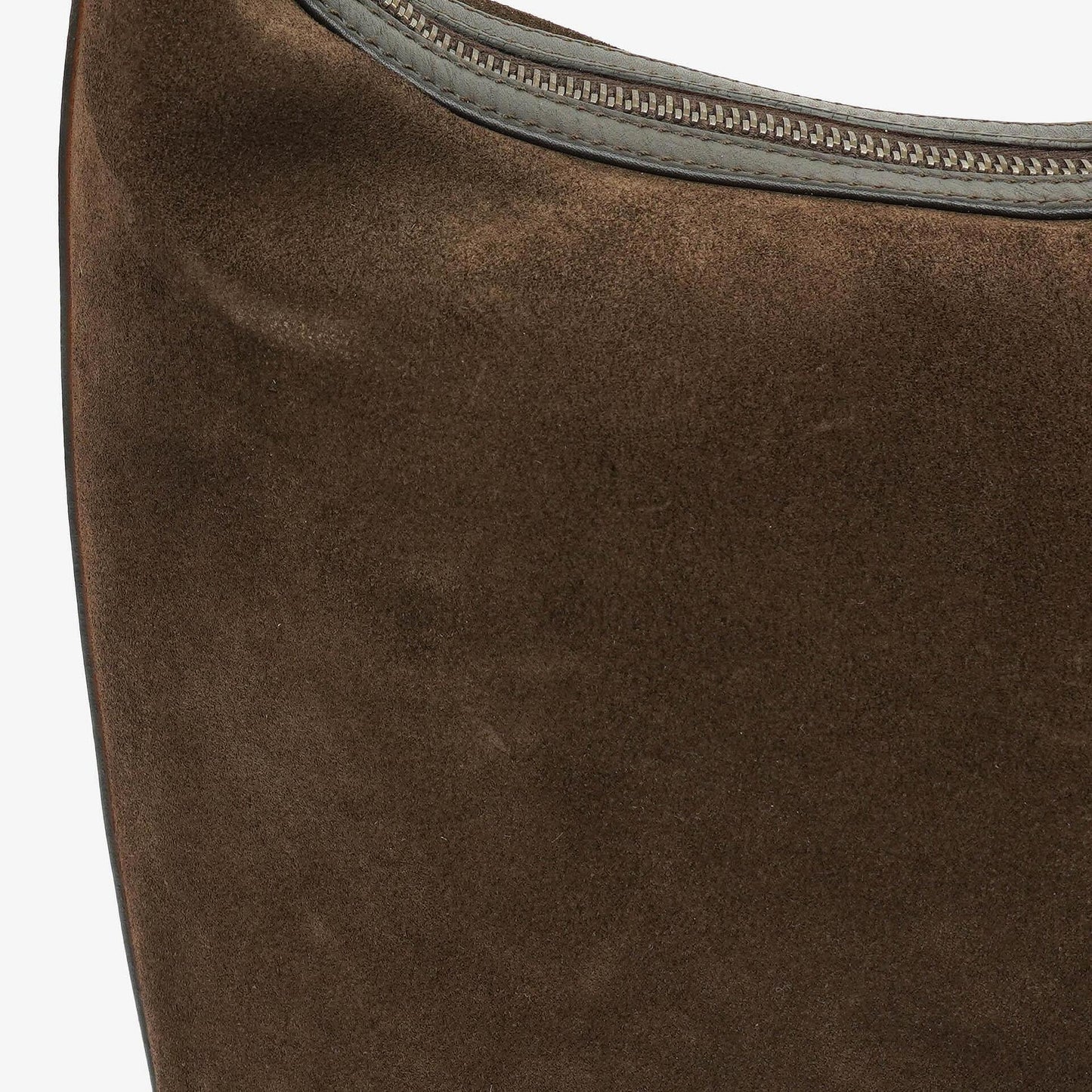 Gucci Suede and Leather Hobo Shoulder Bag