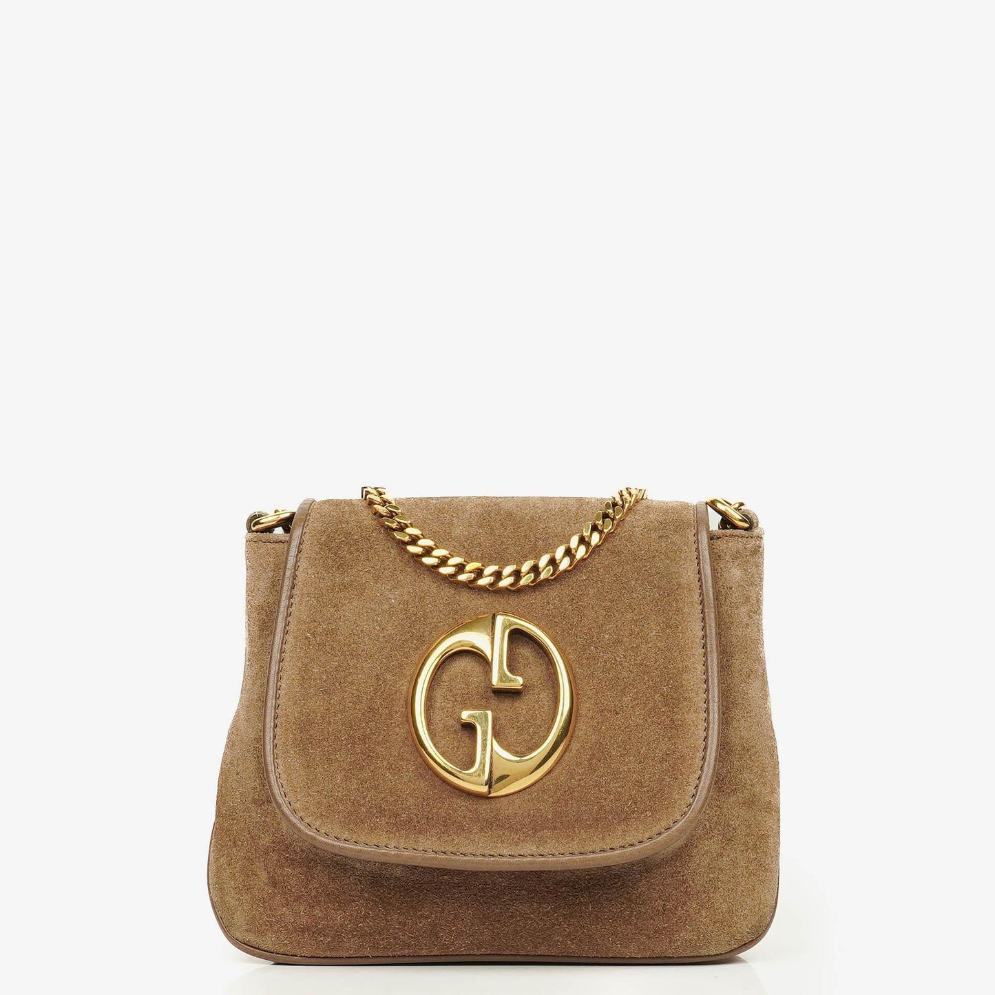 Gucci Suede Blondie Small Crossbody Bag