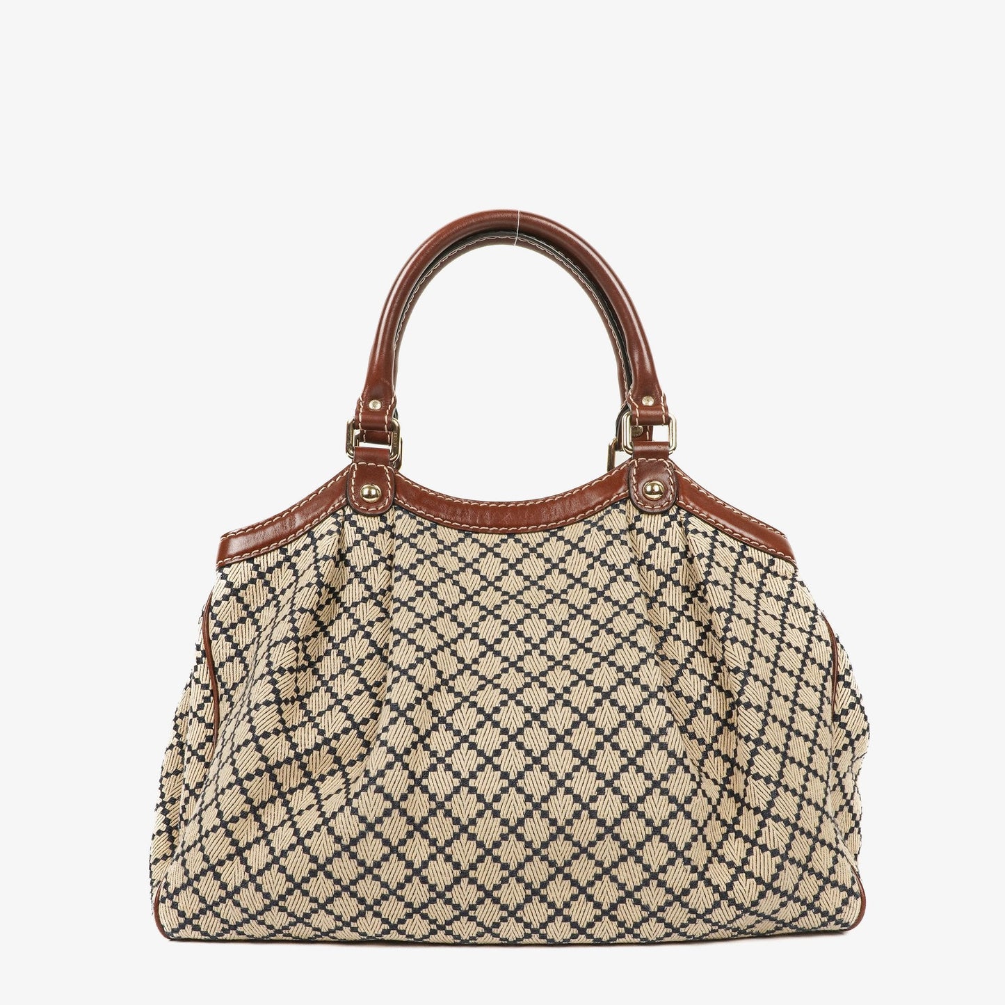 Gucci Sukey Monogram Dark Brown Tote Bag