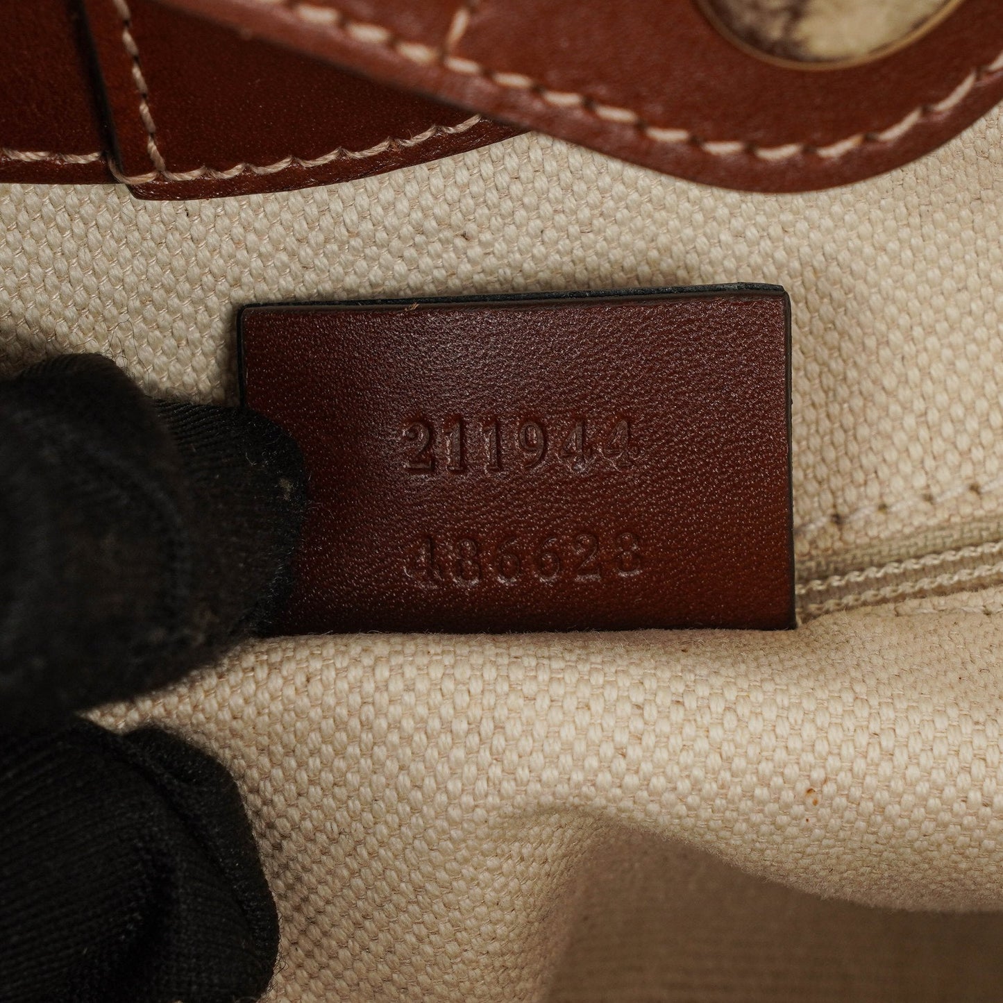 Gucci Sukey Monogram Dark Brown Tote Bag