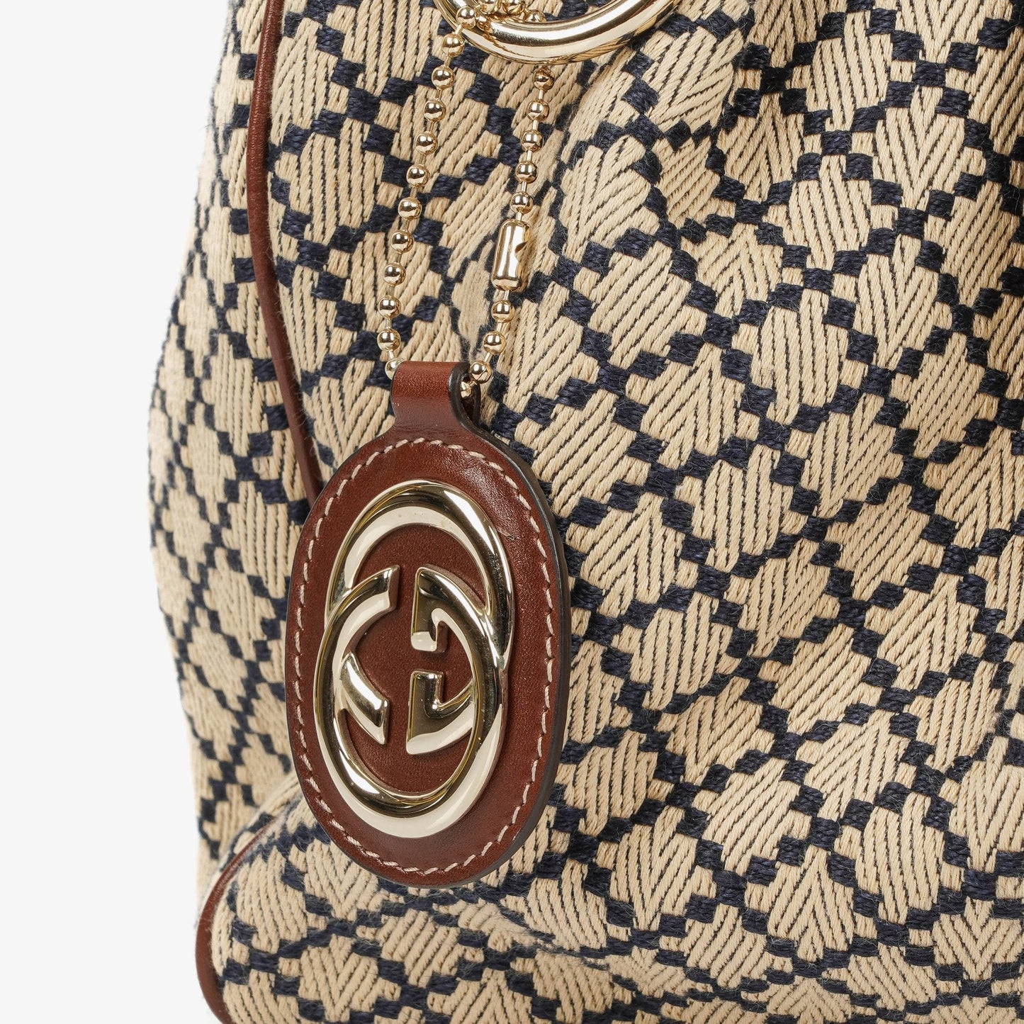 Gucci Sukey Monogram Dark Brown Tote Bag