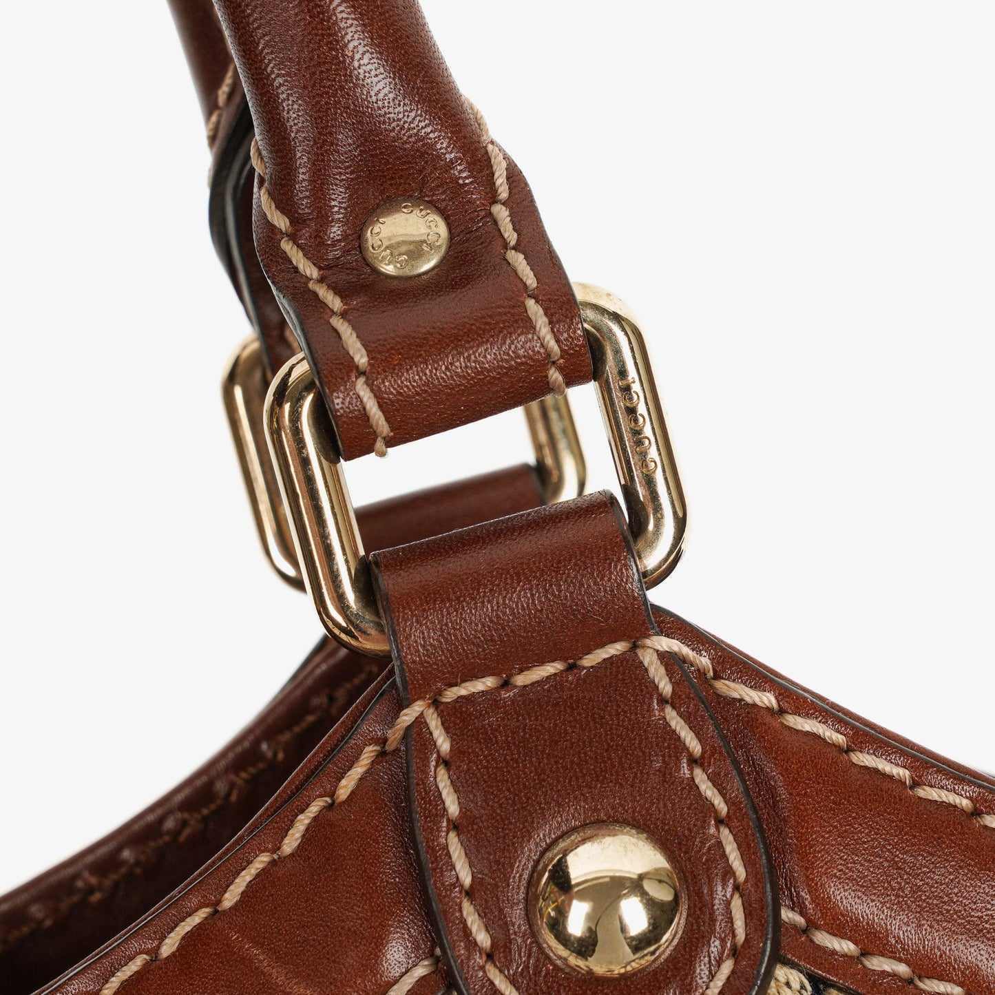 Gucci Sukey Monogram Dark Brown Tote Bag