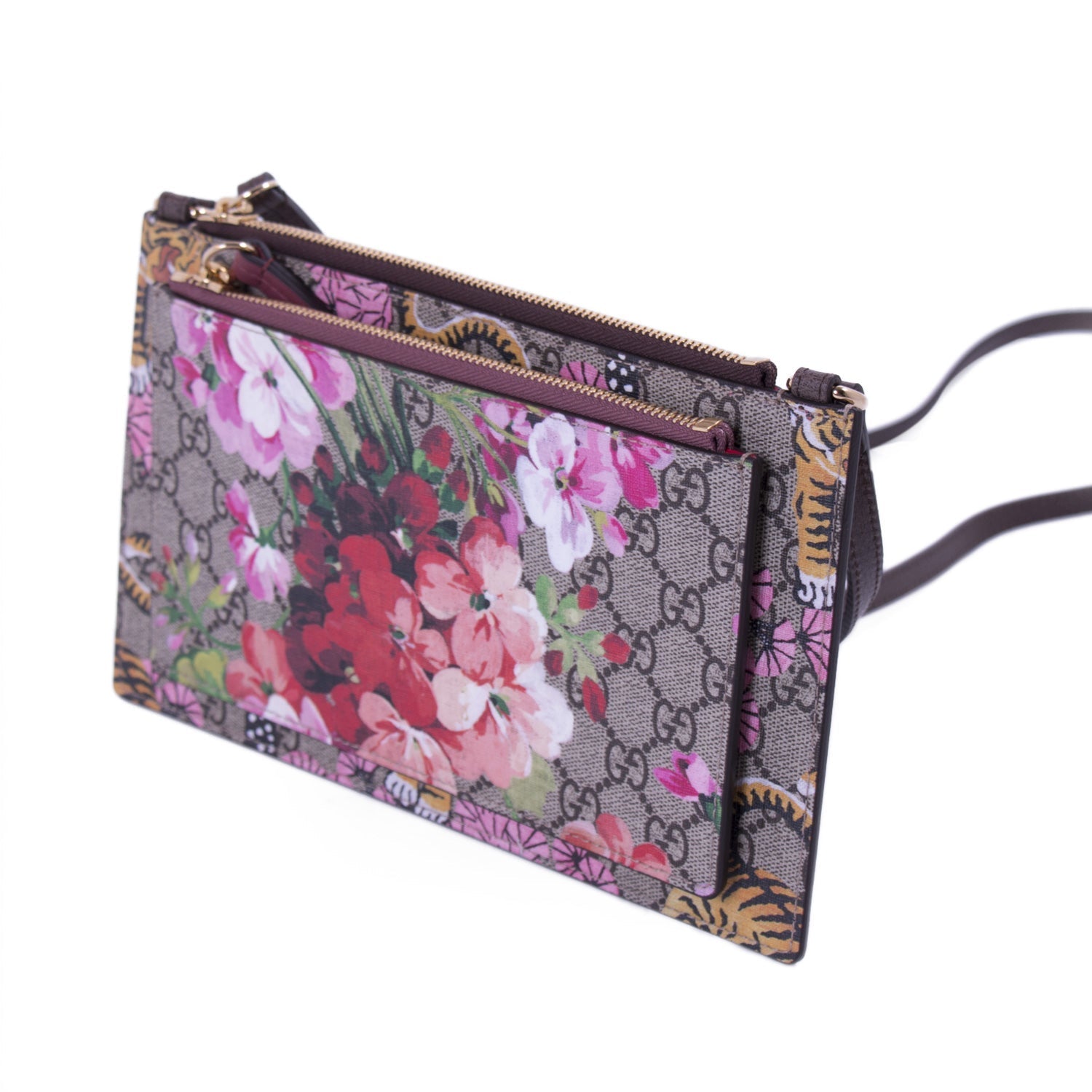 Gucci Leather Canvas Crossbody Style 16