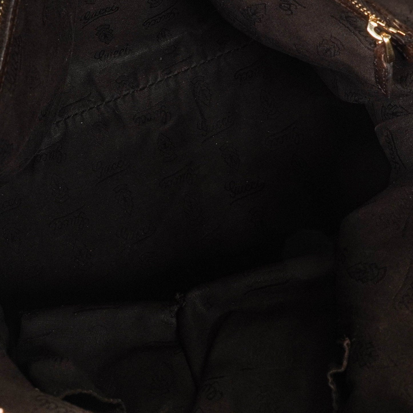 Gucci Top Handle Brown Monogram Canvas Bag