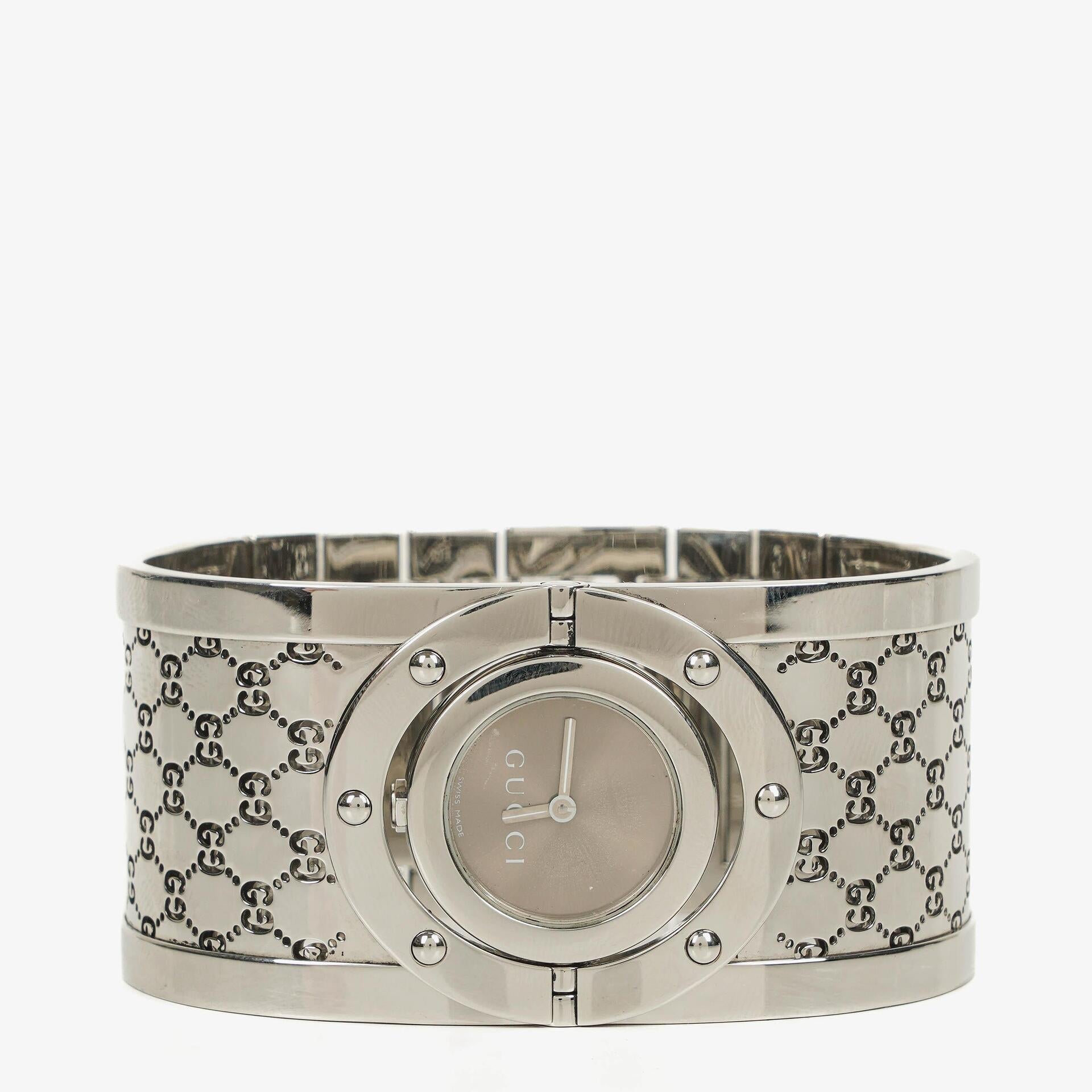 Gucci Twirl Stainless Steel 33mm Quartz Watch