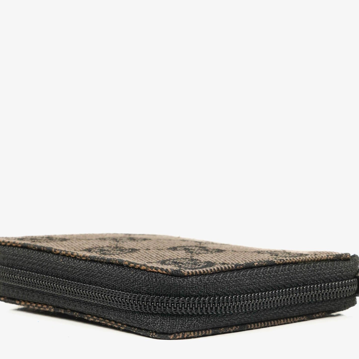 Gucci Vintage Black/Brown GG Canvas Coin Purse